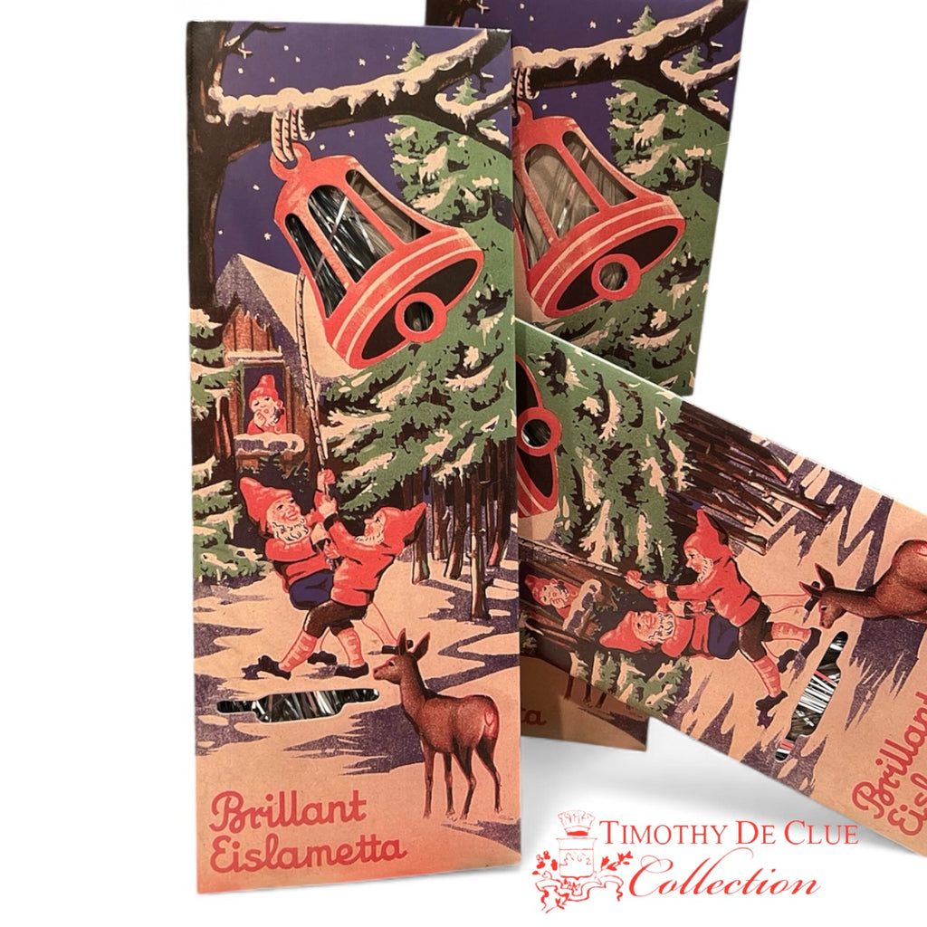 Retro Boxed Tree Icicle Tinsel Brillant Eislametta   -TDC Retro Christmas Collection