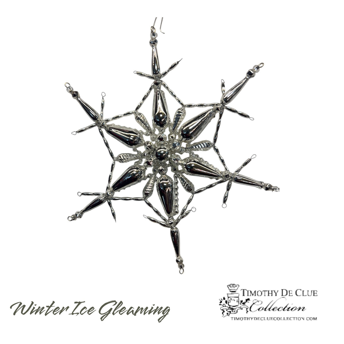 Winter Ice Gleam - De Clue Beaded Christmas Collection WHLS