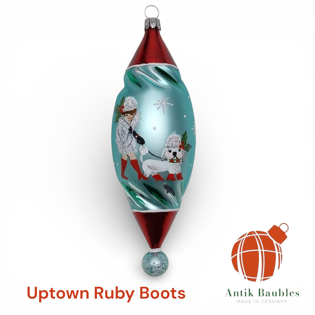 Uptown Ruby Boots-German Christmas Collection