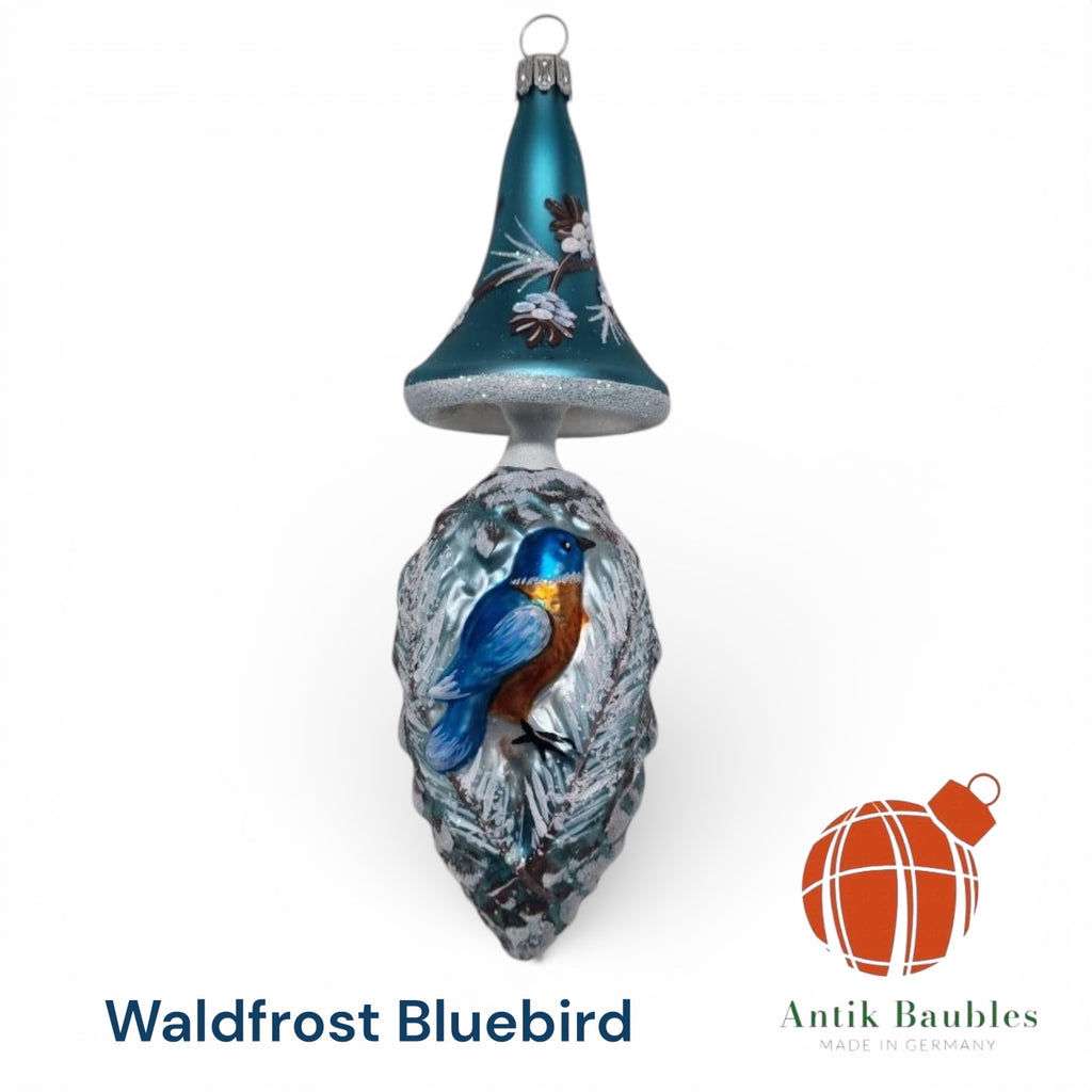 Waldfrost Bluebird- Antik Baubles Exclusive Christmas Ornament