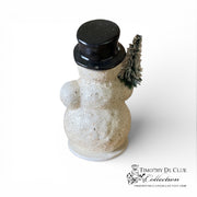 Snow Person  | 4” - Paper Mache German Candy Container