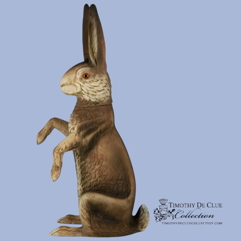 Giant 24” Easter Brown Hare Limited Edition German Paper Mache #20 of 50