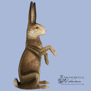 Giant 24” Easter Brown Hare Limited Edition German Paper Mache #xx of 50