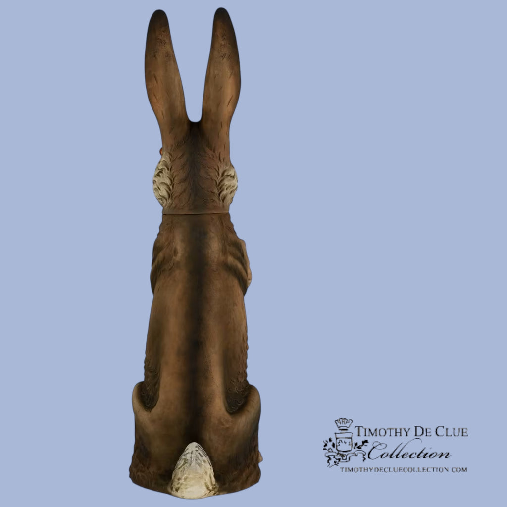Giant 24” Easter Brown Hare Limited Edition German Paper Mache #20 of 50