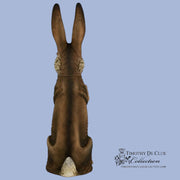 Giant 24” Easter Brown Hare Limited Edition German Paper Mache #xx of 50