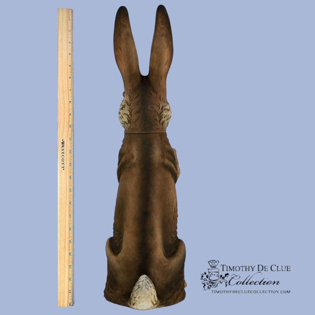 Giant 24” Easter Brown Hare Limited Edition German Paper Mache #20 of 50
