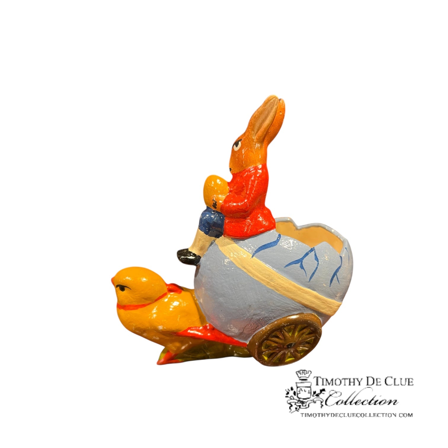 Easter Egg Cart Vintage Inspired German Paper Mache