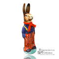 Easter Best Stripes Hare Vintage Inspired German Paper Mache