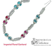 Imperial Flower Bead Garland  - De Clue Czechia Beaded Christmas Collection