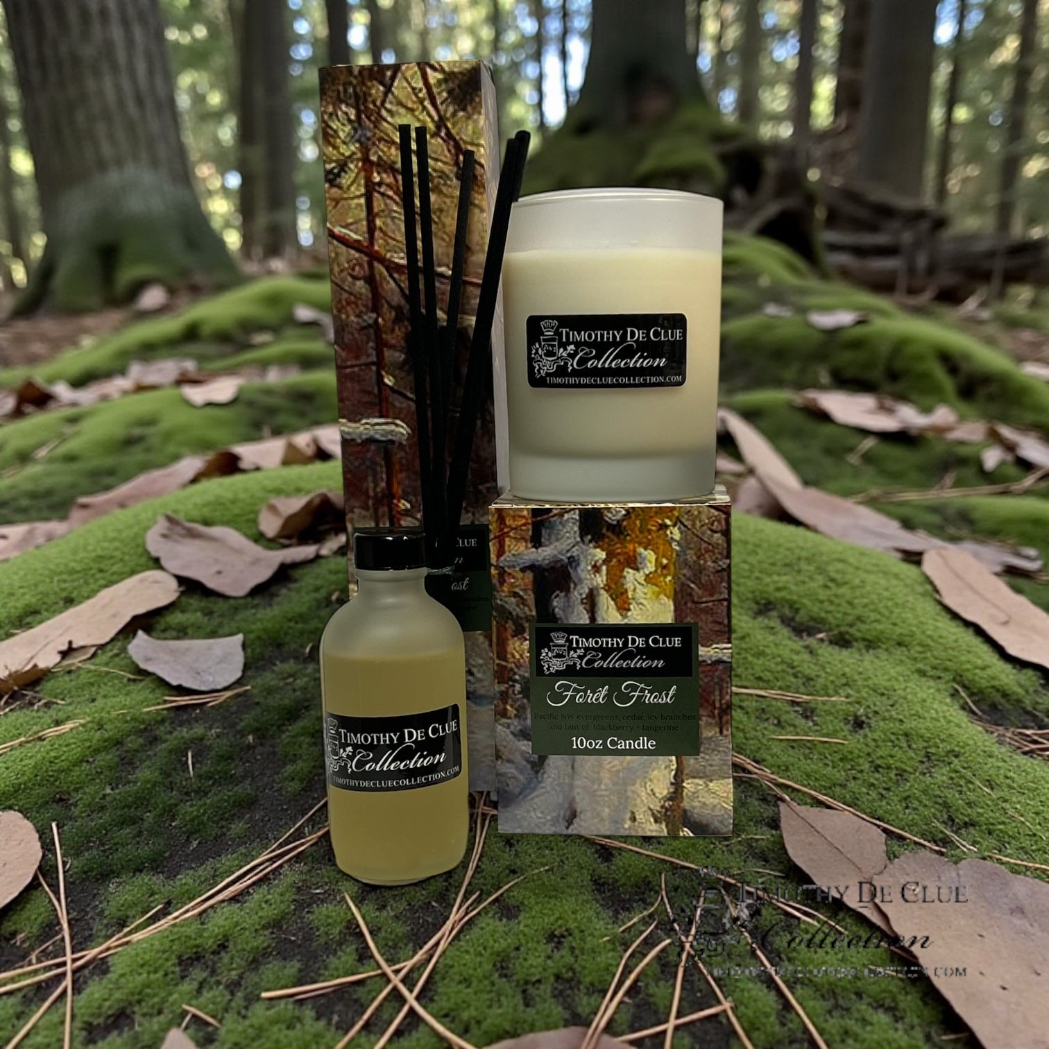 Foret Frost Reed Diffuser Exclusive Home Scent By Timothy De Clue Collection