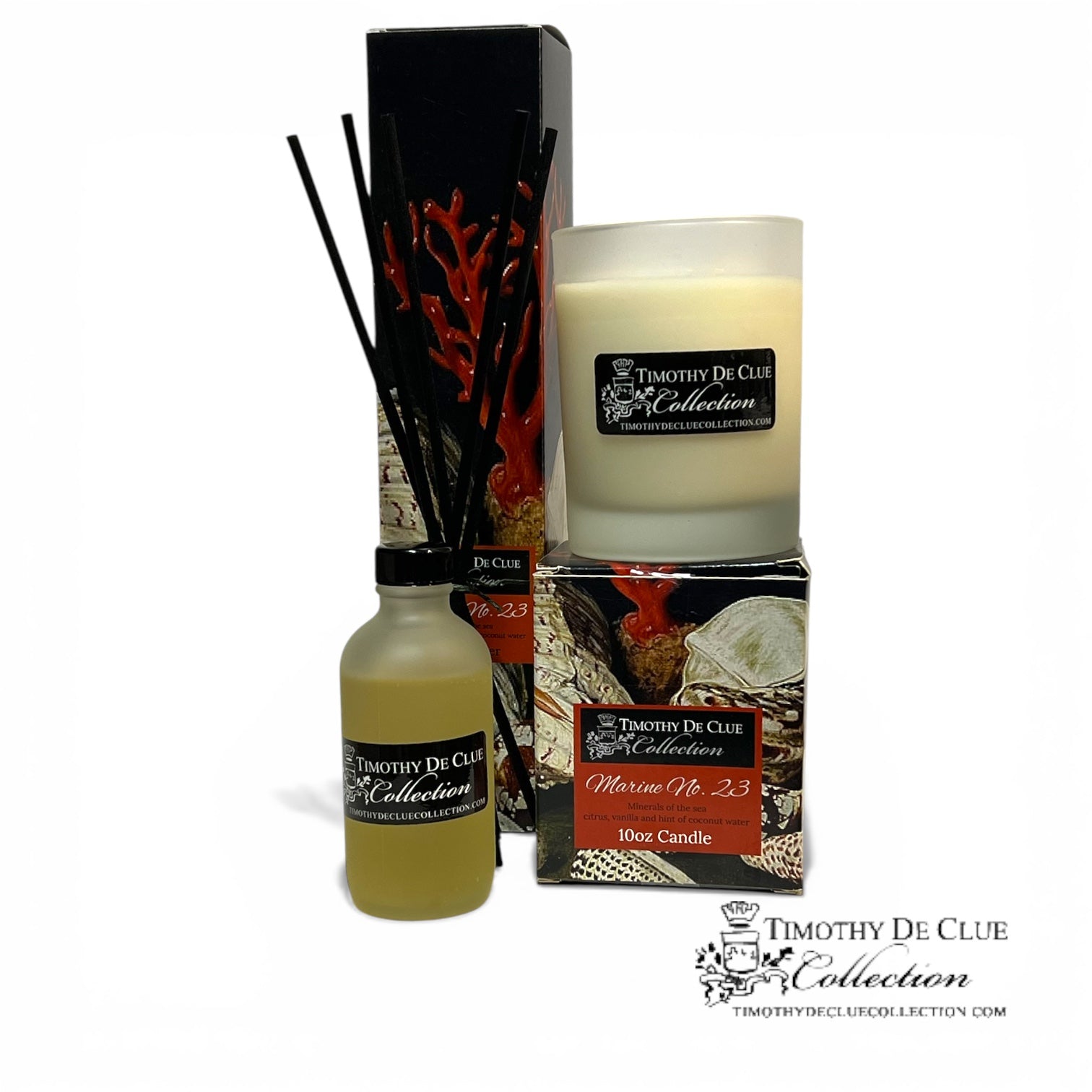 Marine Reed Diffuser Exclusive Home Scent By Timothy De Clue Collection