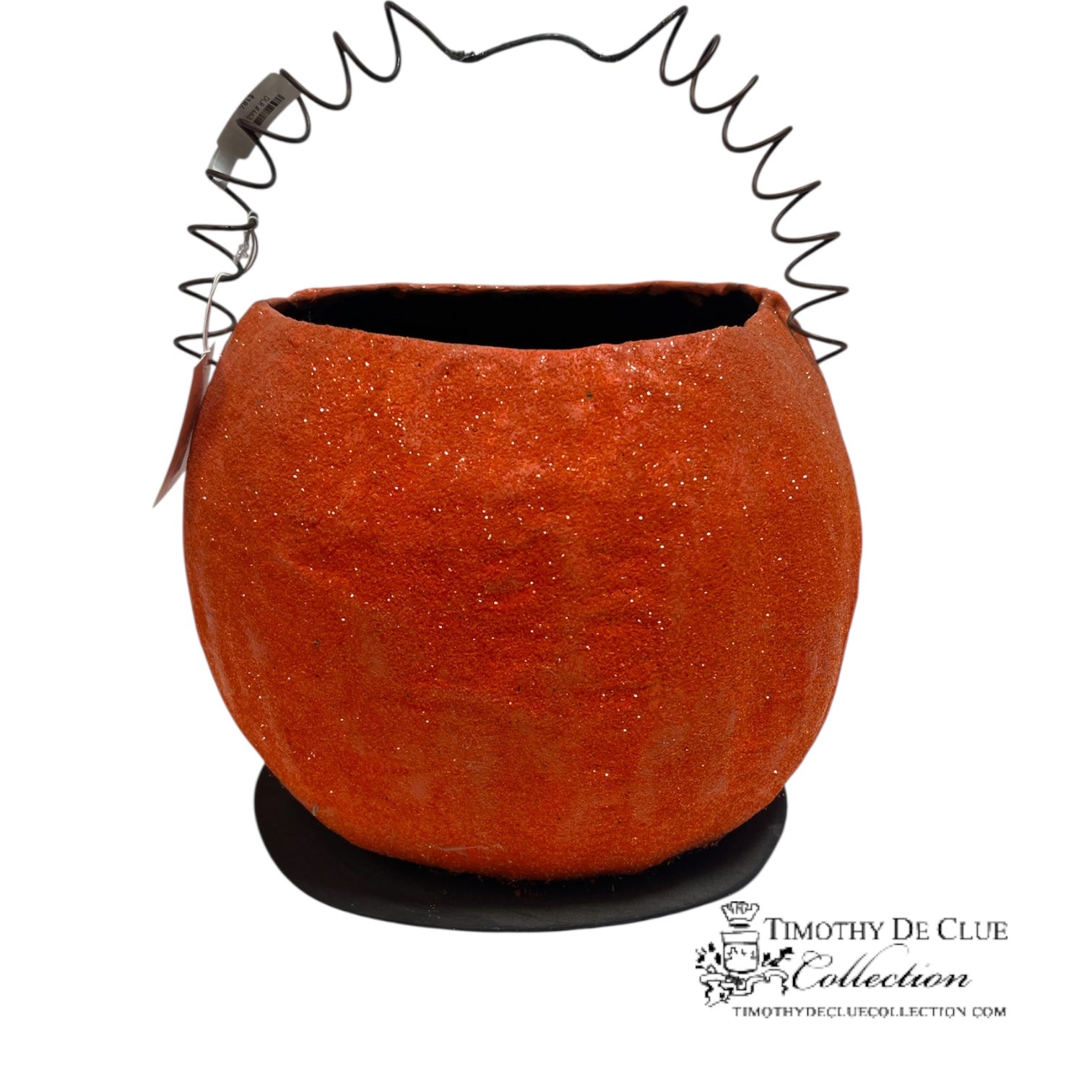 Vintage Halloween Pumpkin Candy Container - Large - Department 56