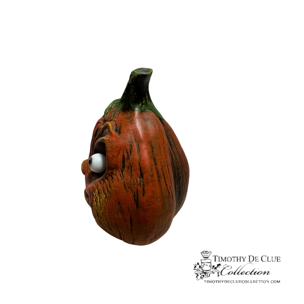 Vintage-Inspired Halloween Pumpkin with Glass Eye - Limited Edition - Made in Germany