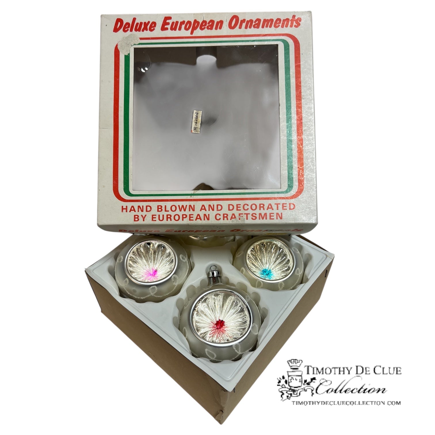 V-S Vintage Handblown European Ornaments - Set of 4