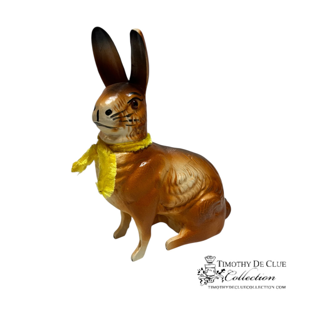 Rabbit Sitting Vintage Mold German Paper Mache