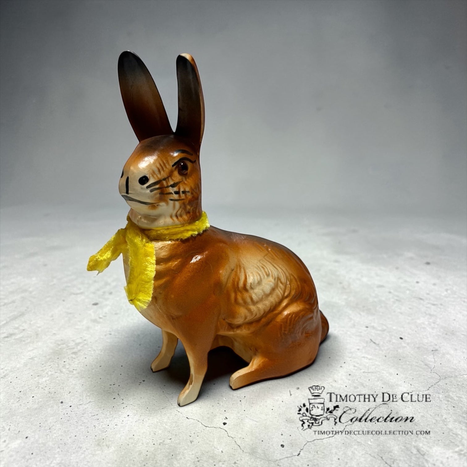 Rabbit Sitting Vintage Mold German Paper Mache