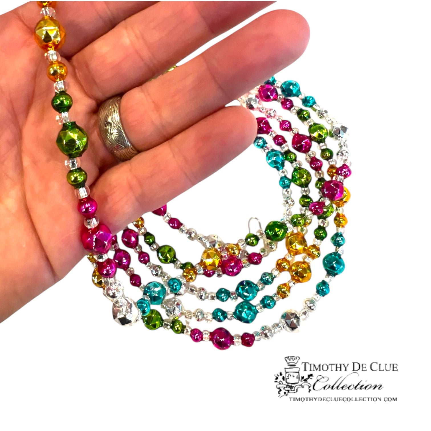 Bavarian Court Bead Garland  - De Clue Czechia Beaded Christmas Collection