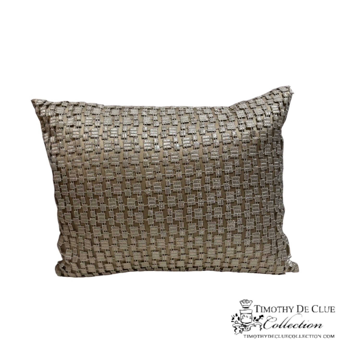 Metallic Mosaic Toss Pillow Ann Gish Horus