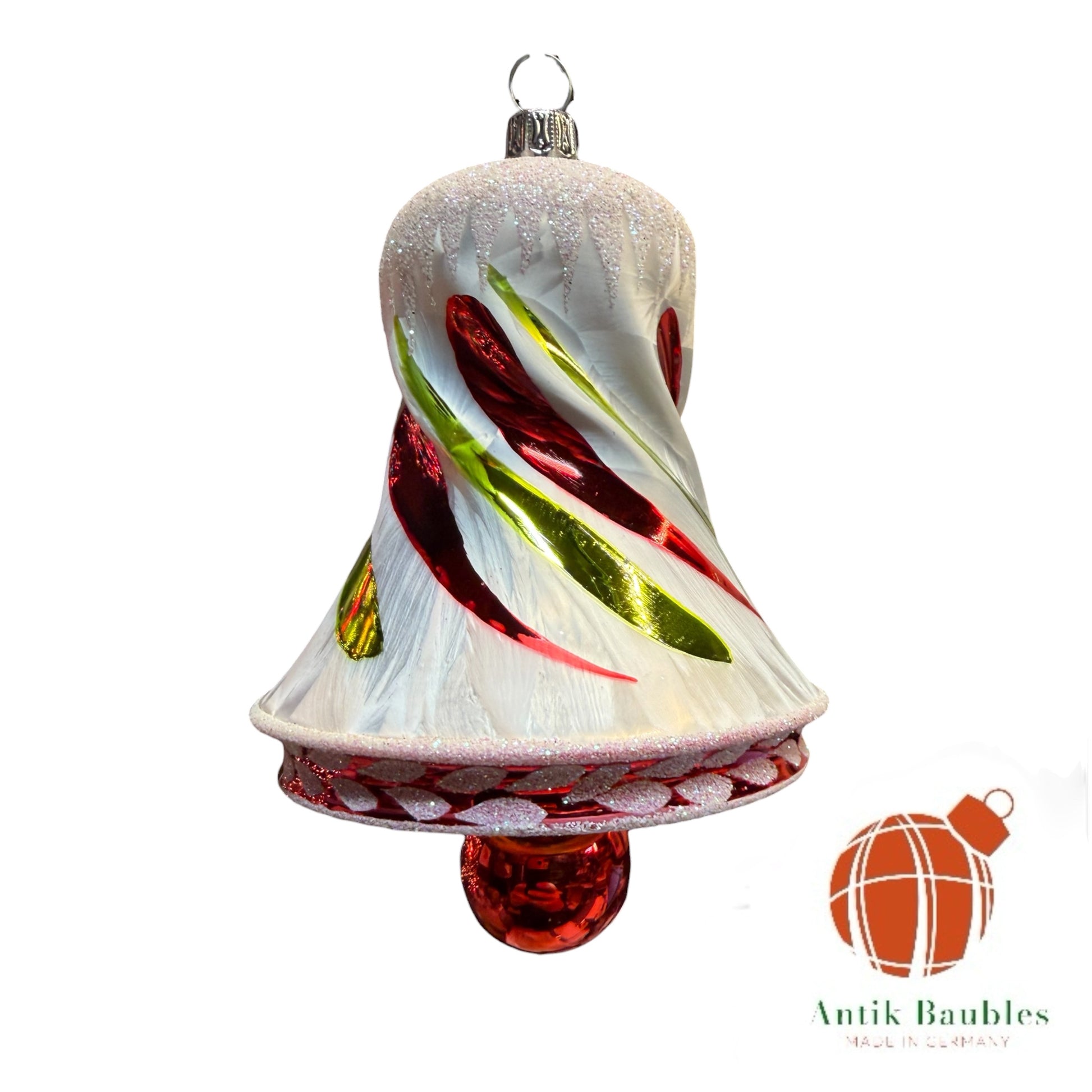 Ringing in the Holidays Bell Ornament - Antik Baubles Exclusive Christmas Ornament