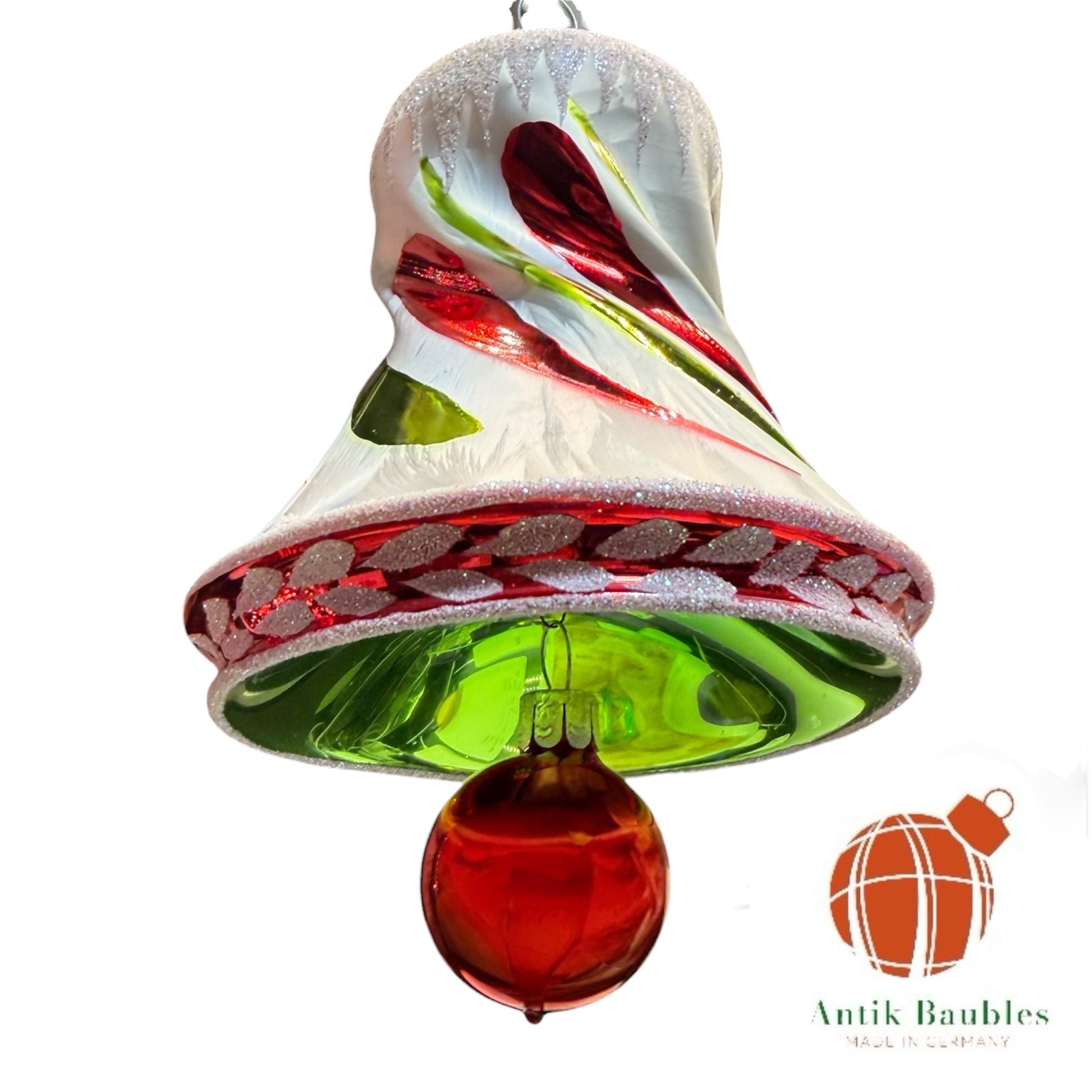 Ringing in the Holidays Bell Ornament - Antik Baubles Exclusive Christmas Ornament