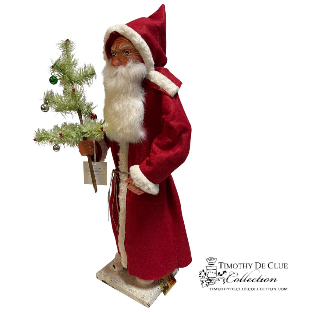 Weinachtswald Belsnickle Santa Candy Container - German Paper Mache Christmas Collection