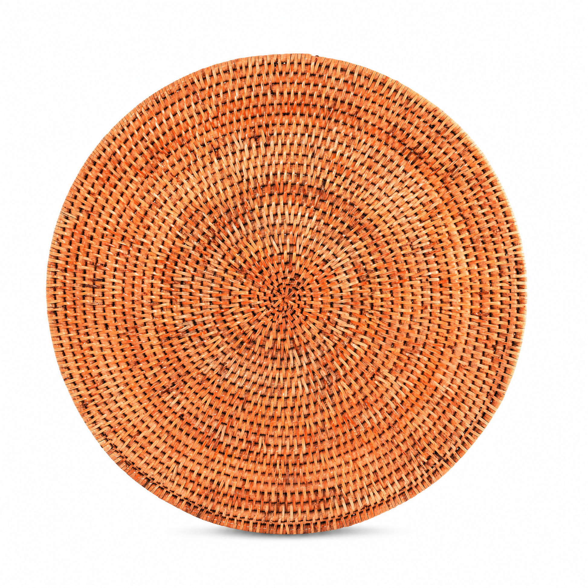 Hand Woven Wicker Rattan Round Placemat - Set of 4