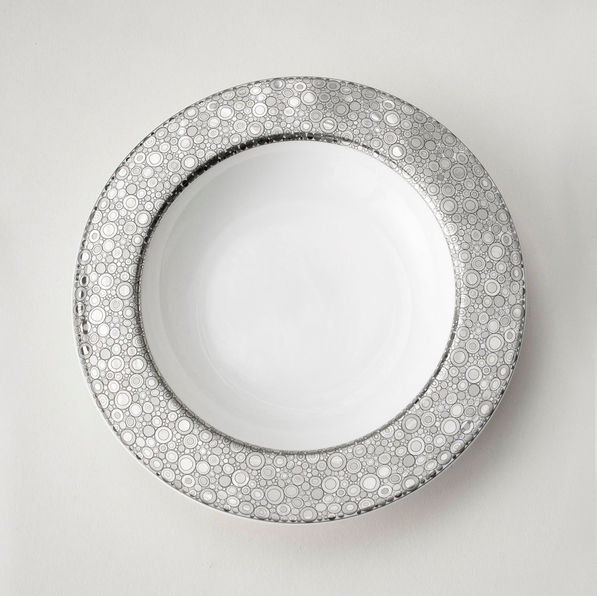 Ellington Shine Platinum Rimmed Soup Bowl