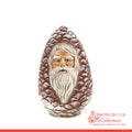 Pine Cone Santa Candy Container - German Paper Mache Christmas Collection