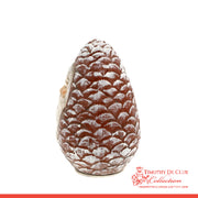 Pine Cone Santa Candy Container - German Paper Mache Christmas Collection