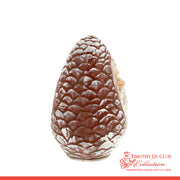 Pine Cone Santa Candy Container - German Paper Mache Christmas Collection