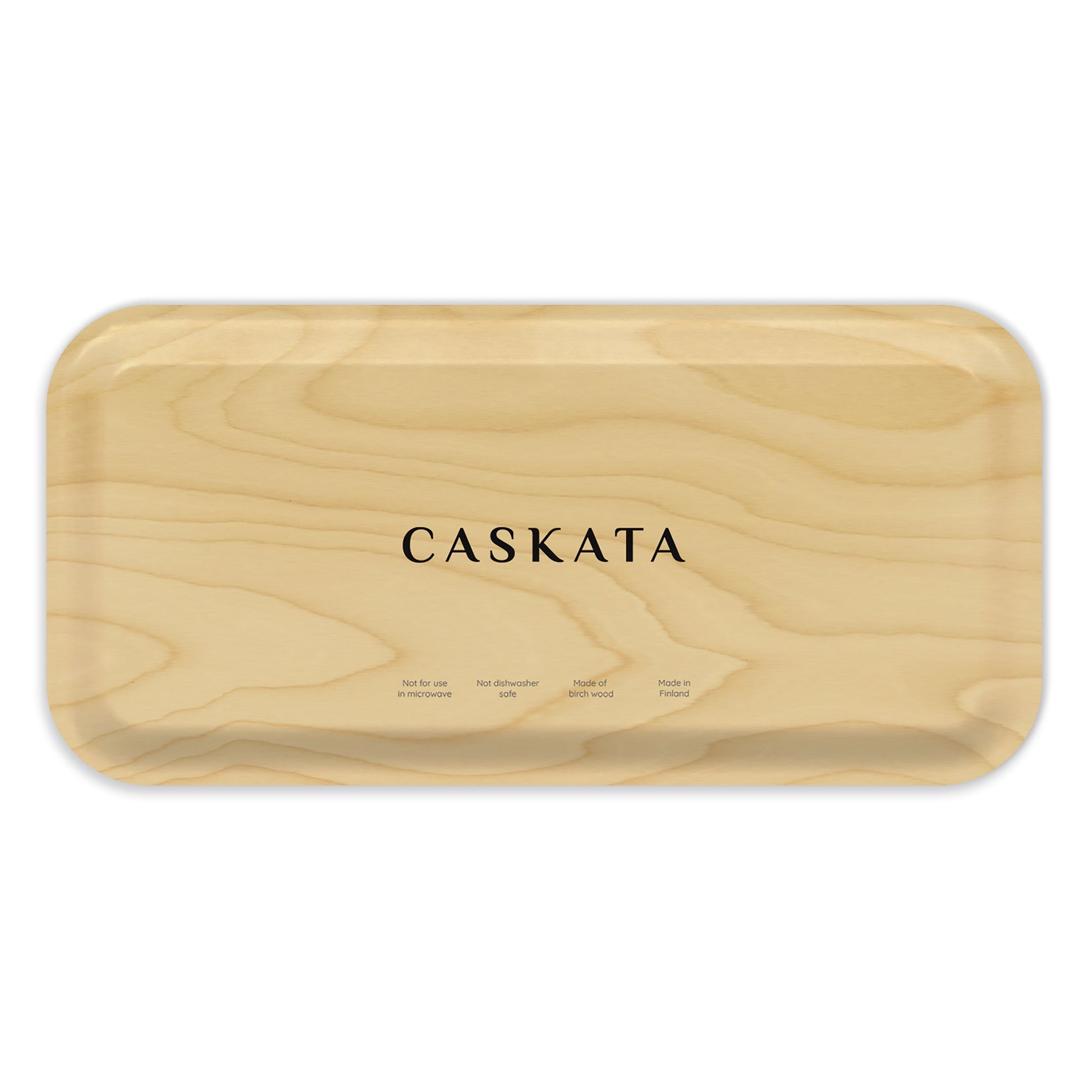 School of Fish Small Rectangular Birchwood Tray