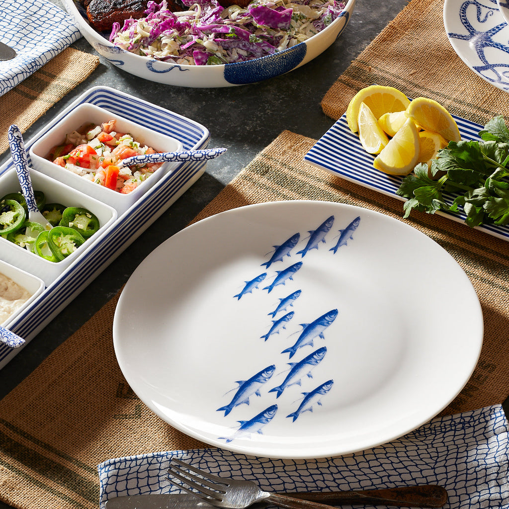 School of Fish Coupe Dinner Plate