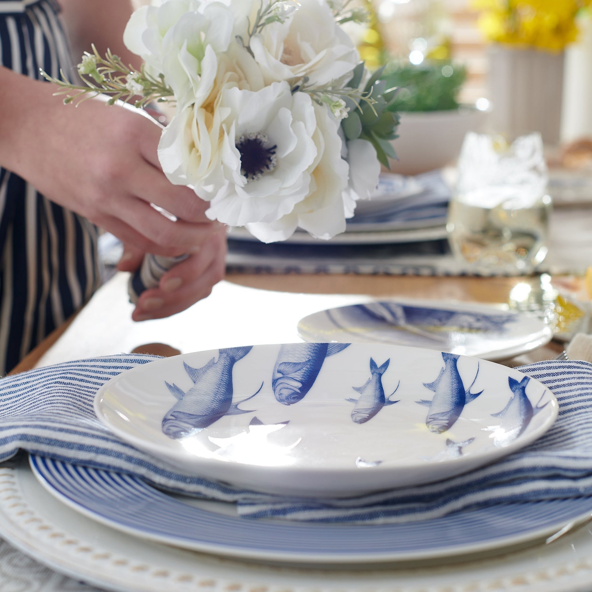 School of Fish Coupe Salad Plate
