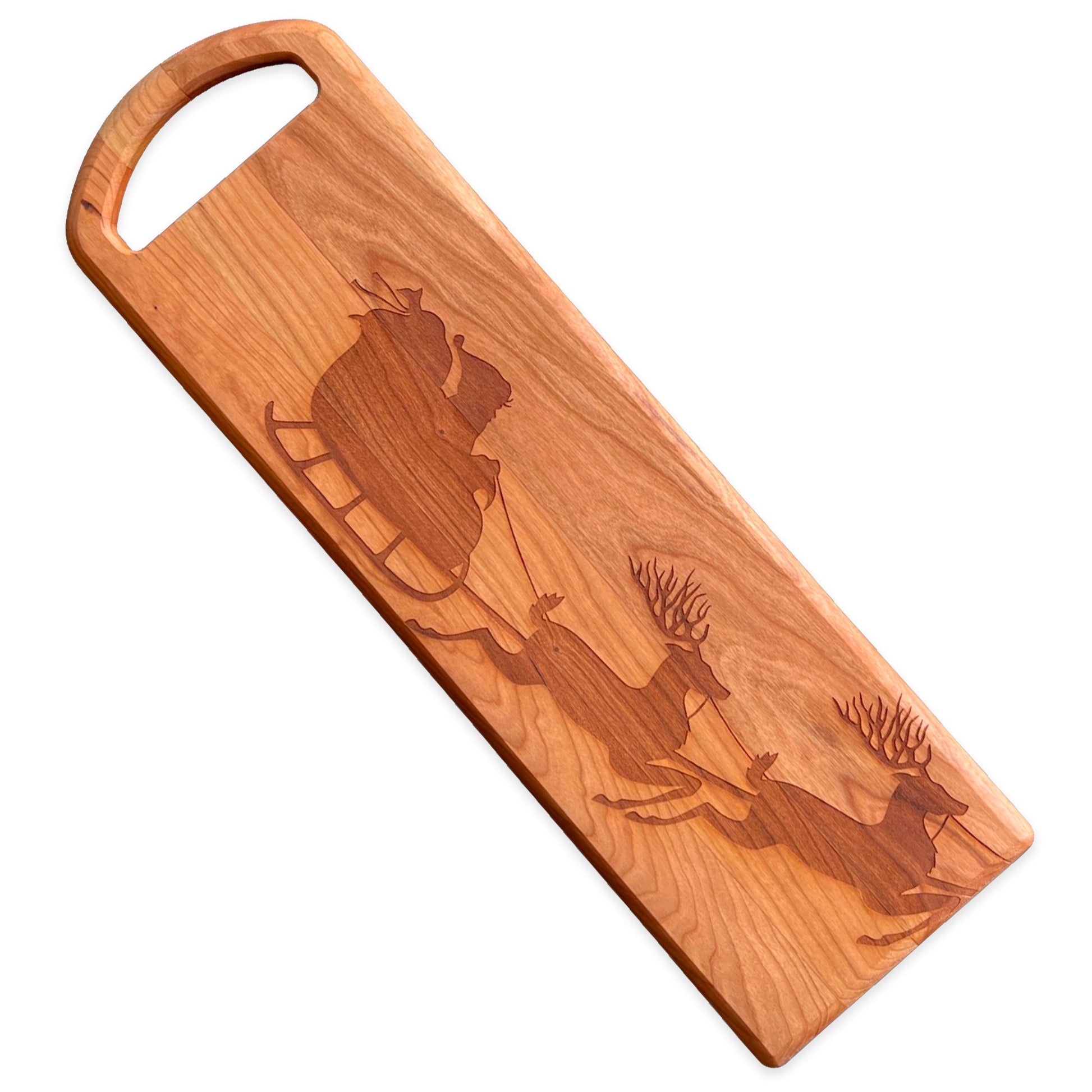 Santa's Sleigh Serving Board