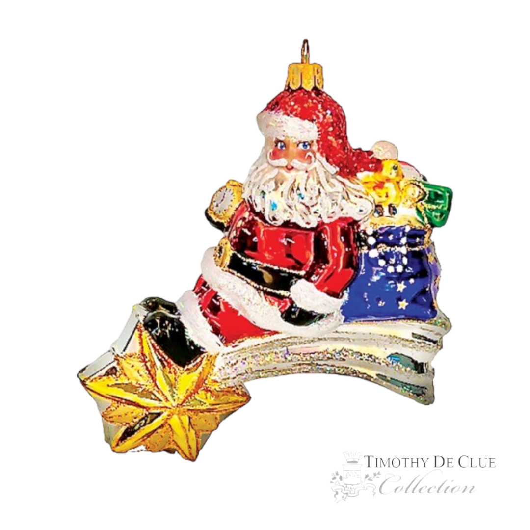 Heartfully Yours "Star Rider 2023" 21042 Ornament by Artist Christopher Radko | Timothy De Clue Collection