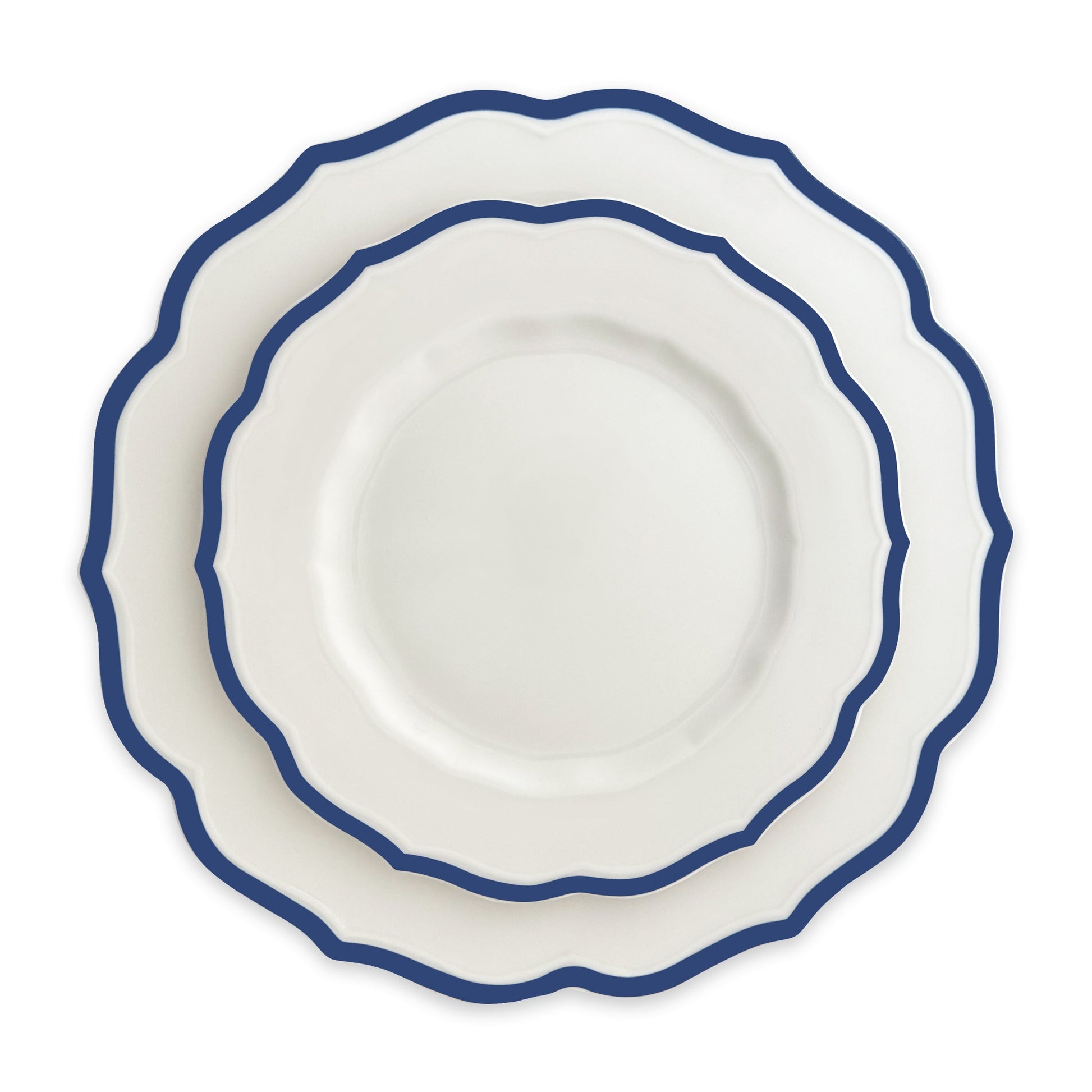 Stella Scalloped Salad Plate
