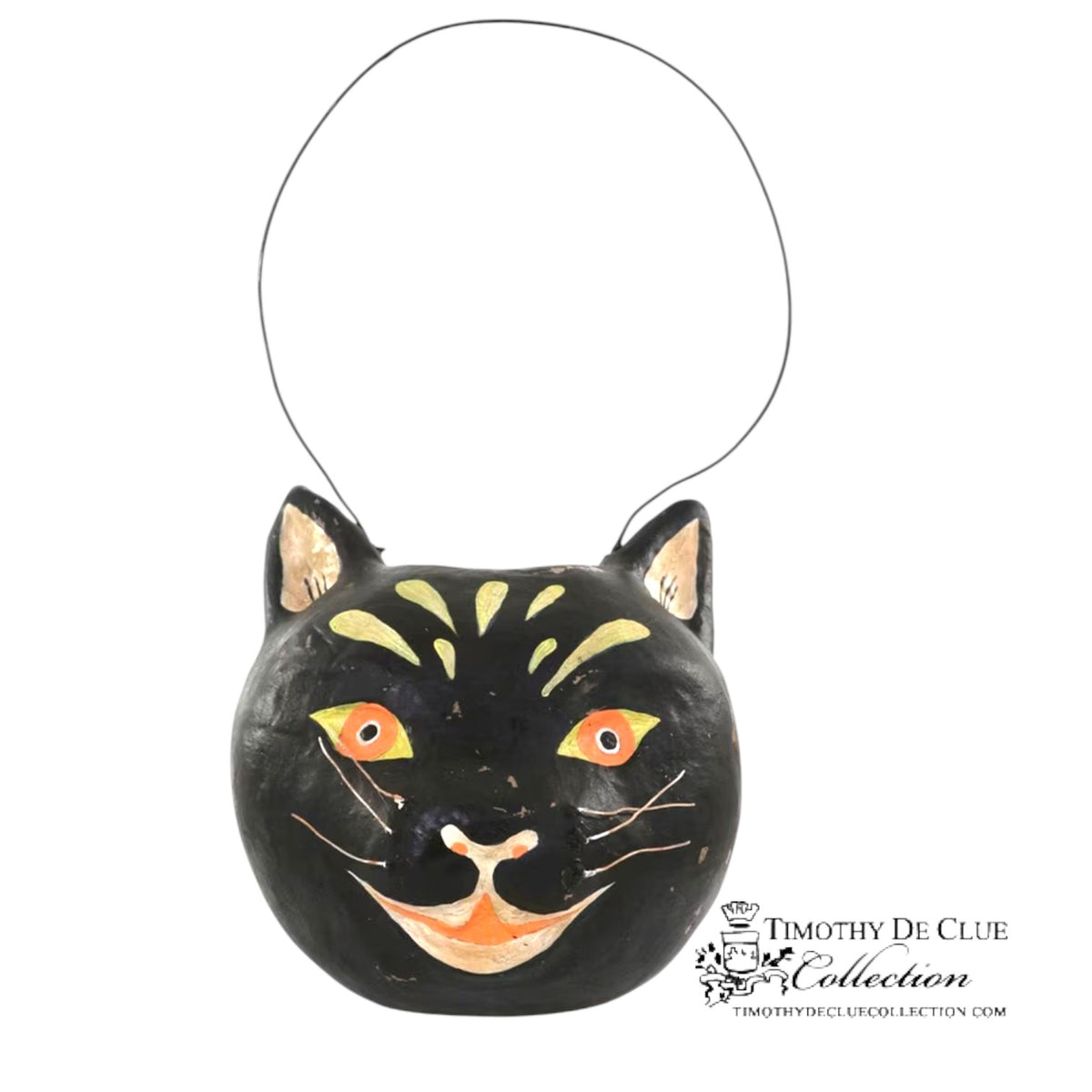 Vintage Jinx Black Cat Candy Bucket

A mischievous grin, glowing orange eyes, and plenty of old-fashioned Halloween charm—Jinx is ready for tricks, treats, and a little trouble.