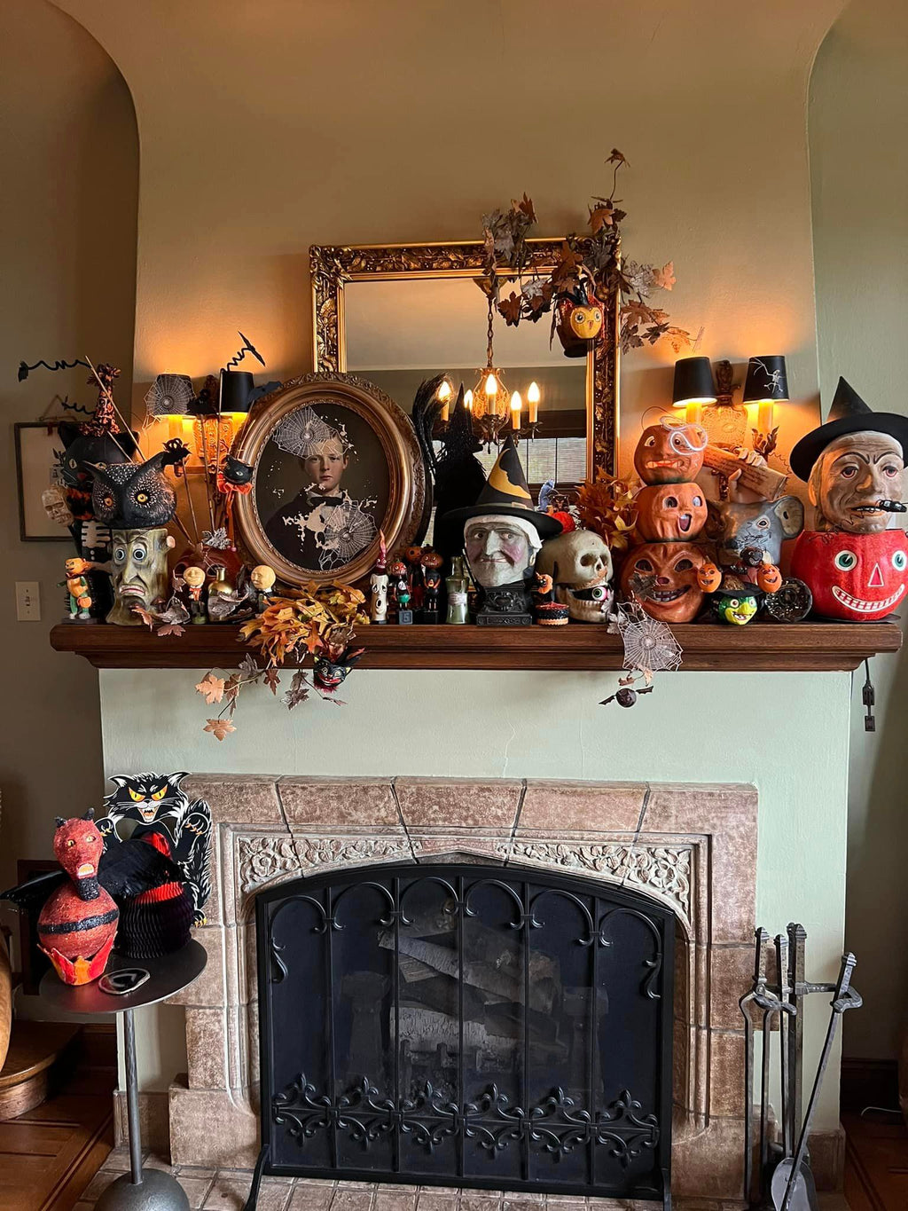 Tarence The Terrible Candy Bucket | Fall Halloween Decor Vintage Inspired