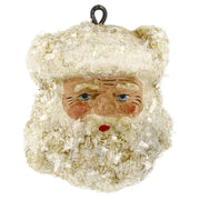 Santa Ornaments Set of 8- German Paper Mache Christmas Collection