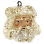 Santa Ornaments Set of 8- German Paper Mache Christmas Collection