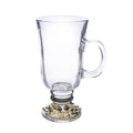 Grape 24k Gold Plated Glass Mugs