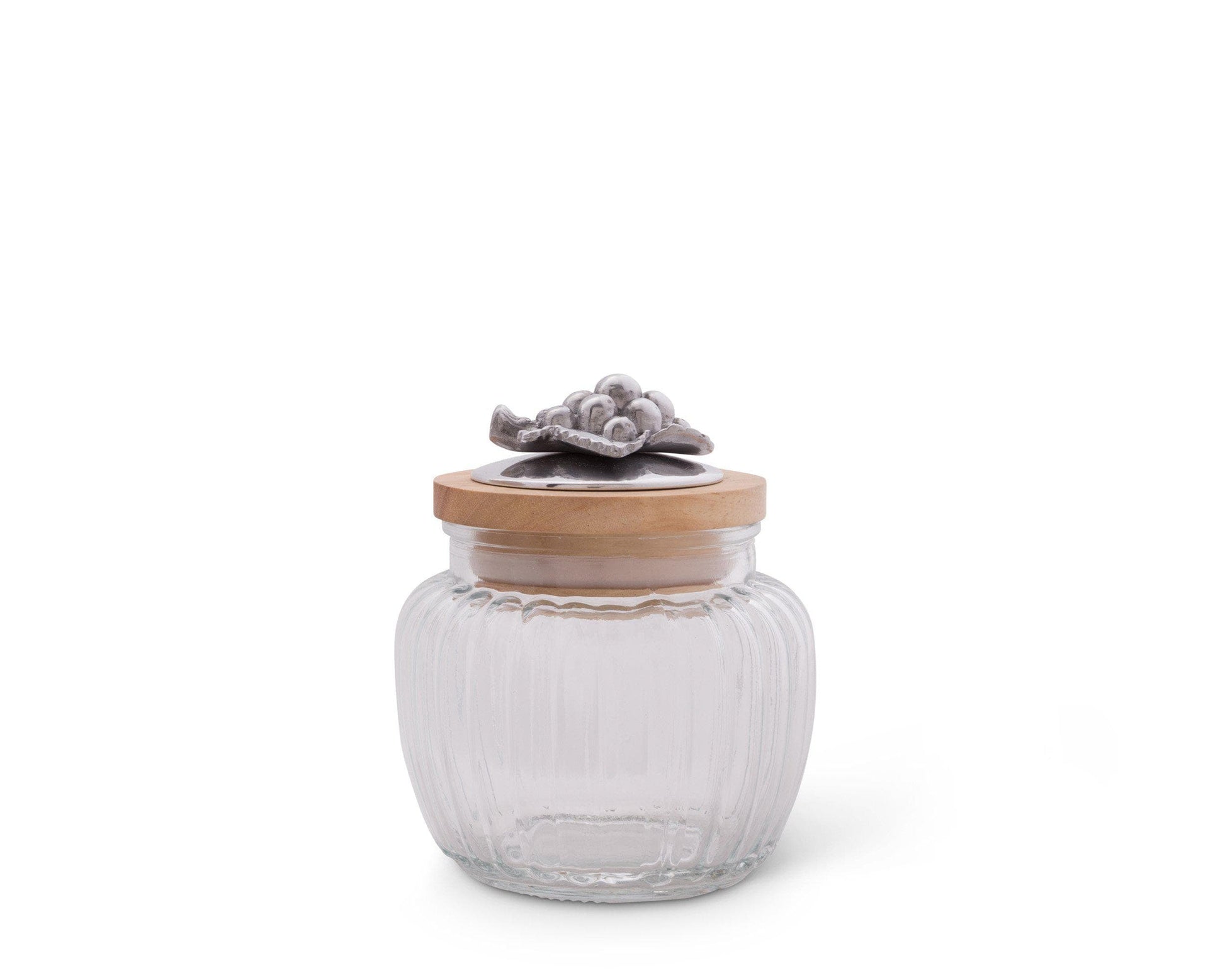 Grape Knob Glass Canisters
