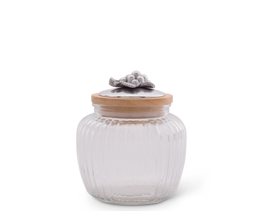 Grape Knob Glass Canisters
