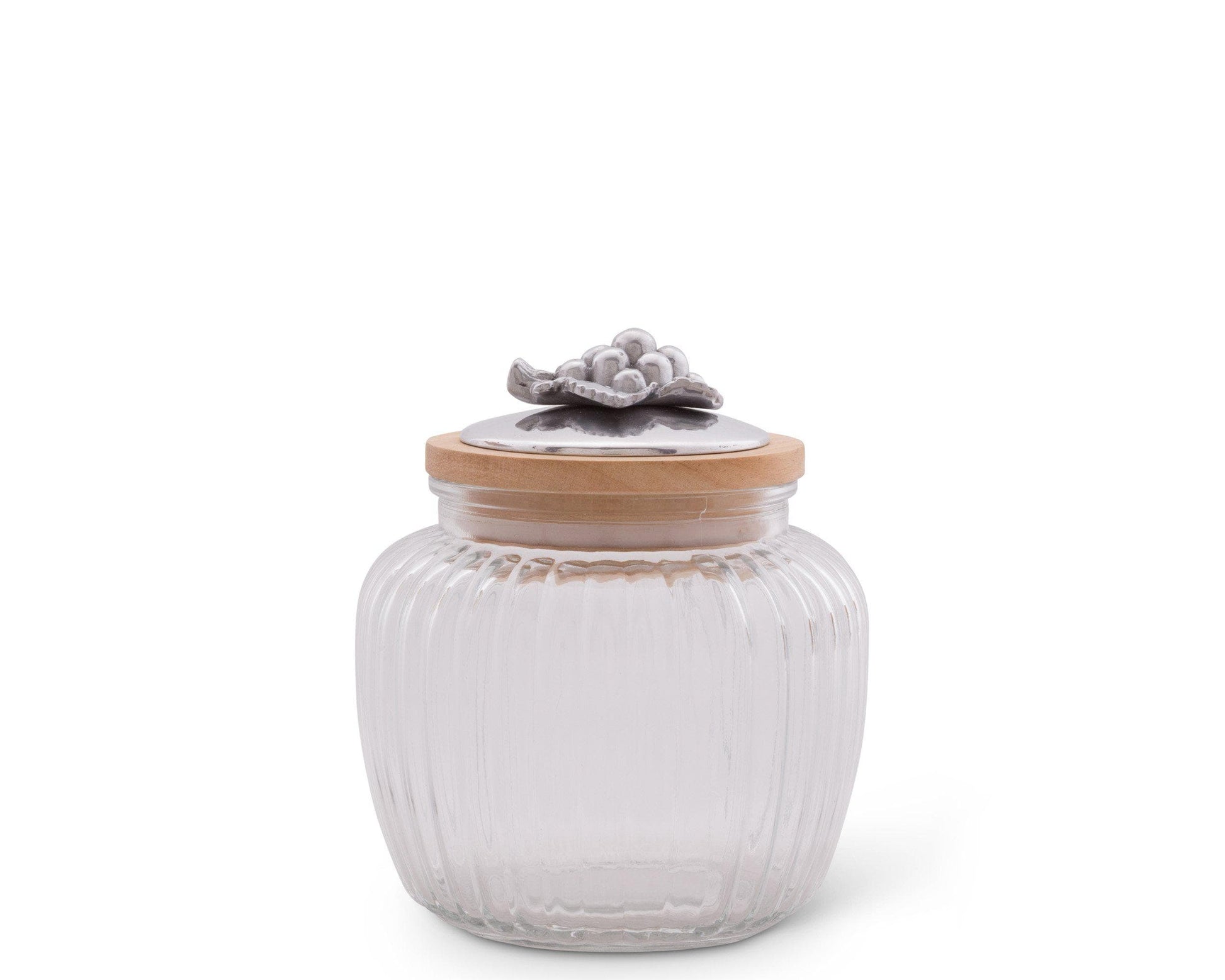 Grape Knob Glass Canisters
