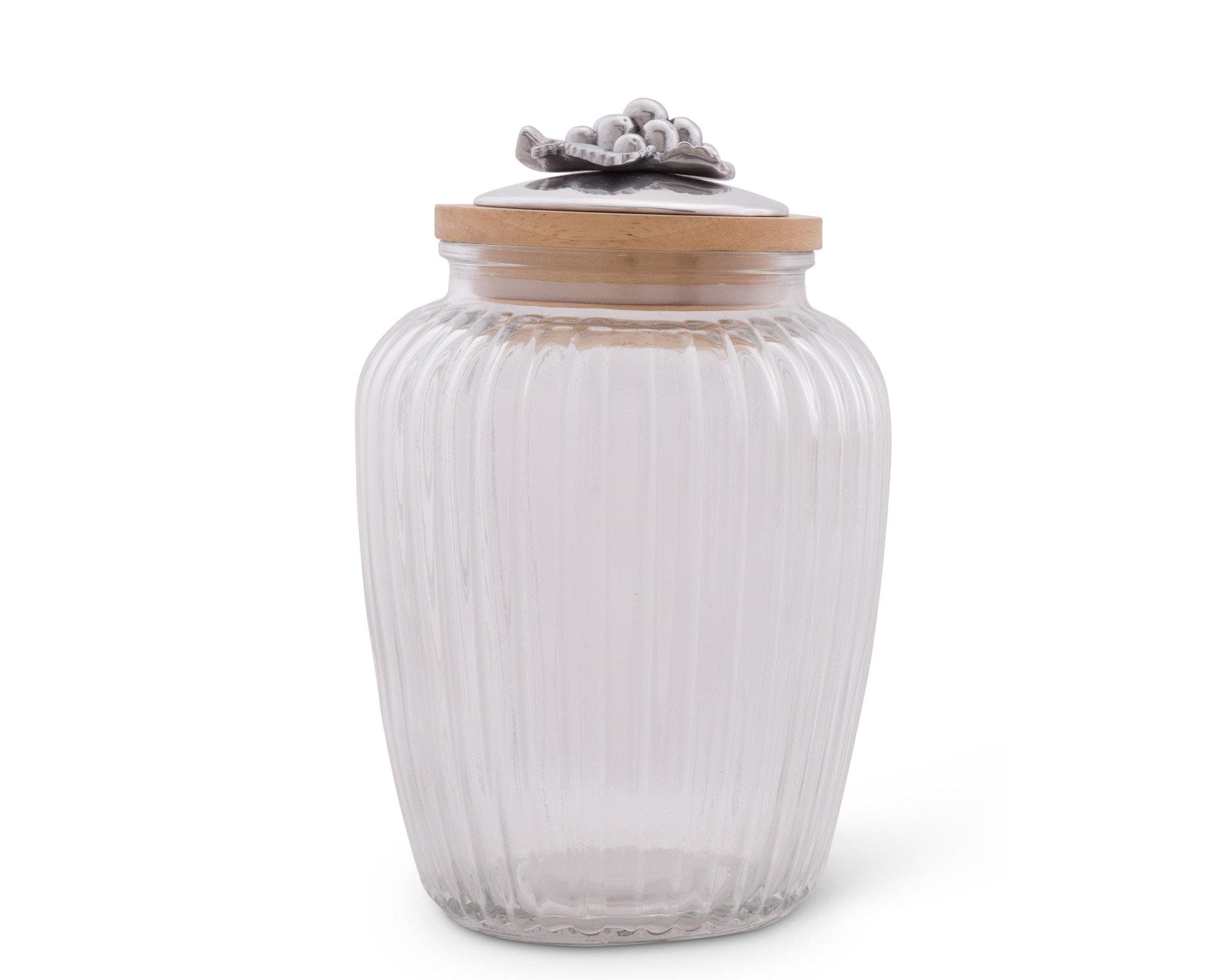 Grape Knob Glass Canisters