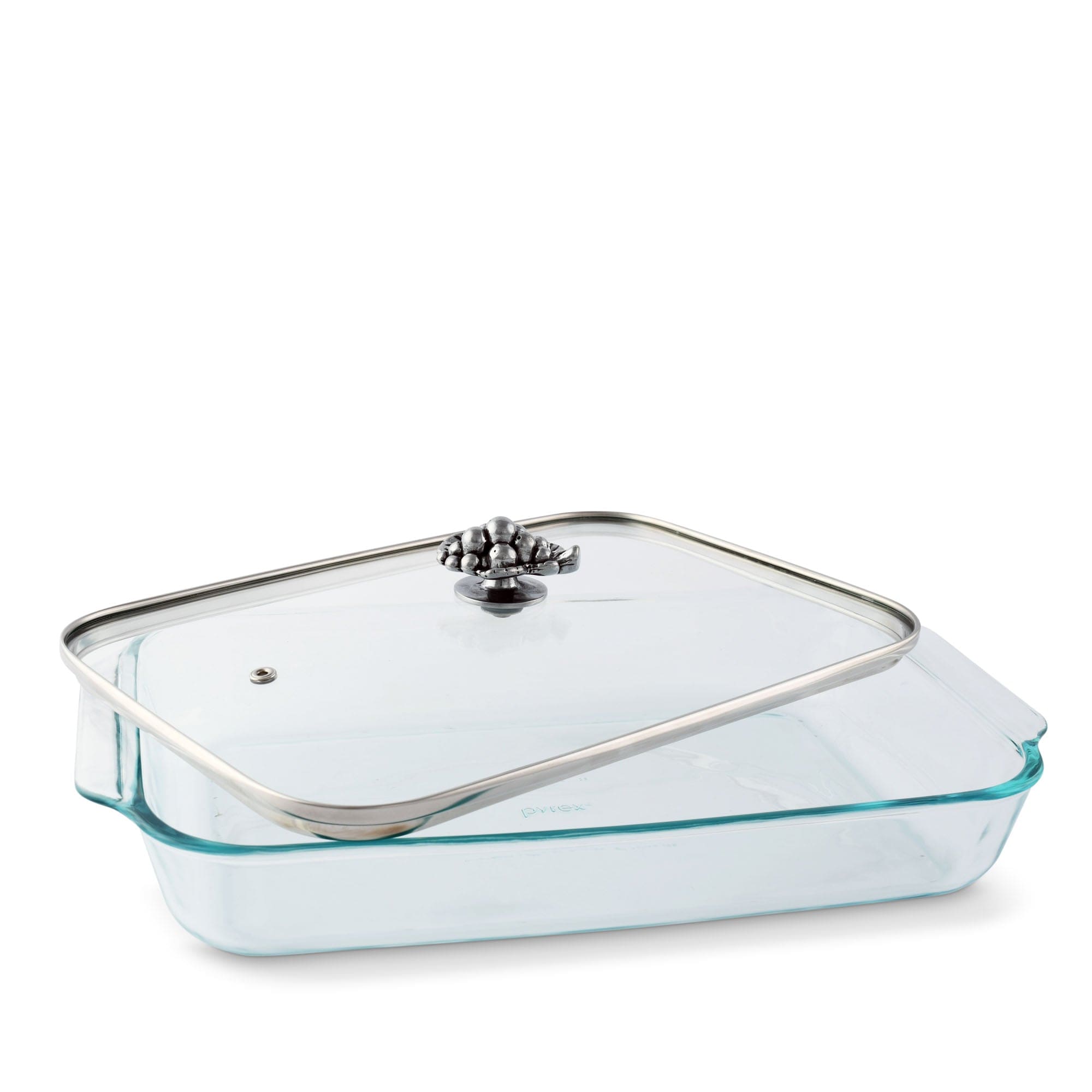 Grape Lid with Pyrex 3 quart Baking Dish