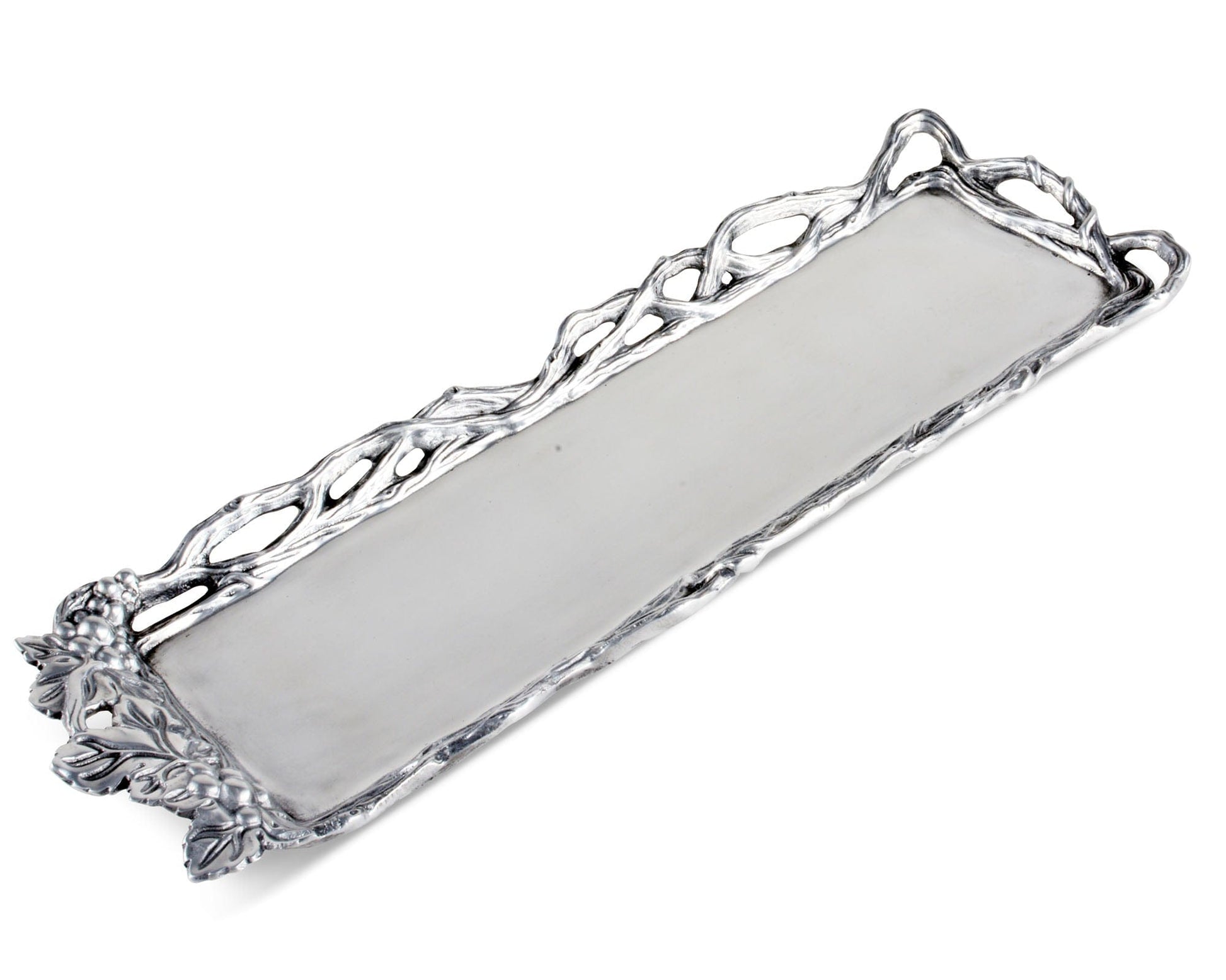 Grape Open Vine Oblong Tray