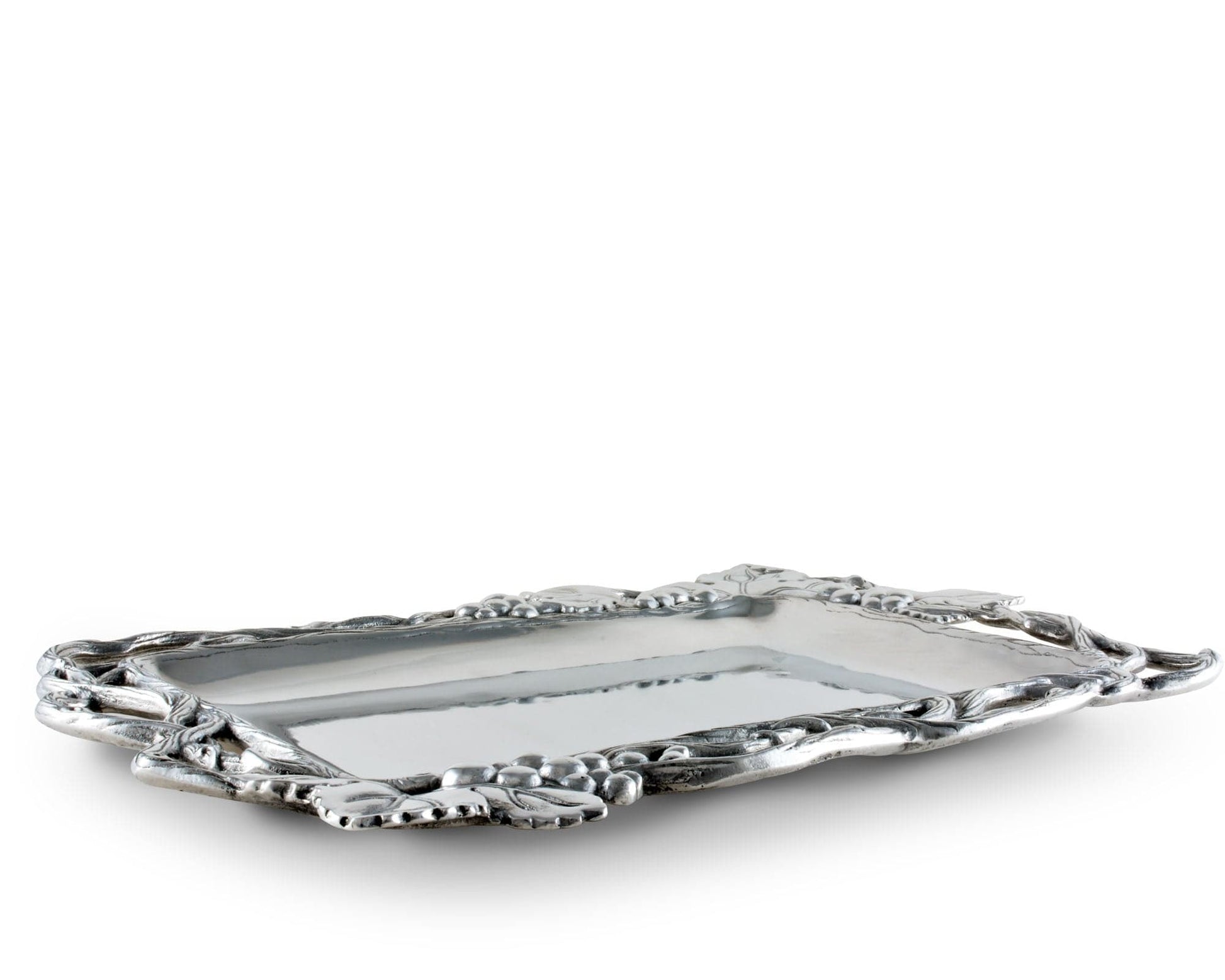 Grape Open Vine Rectangle Tray