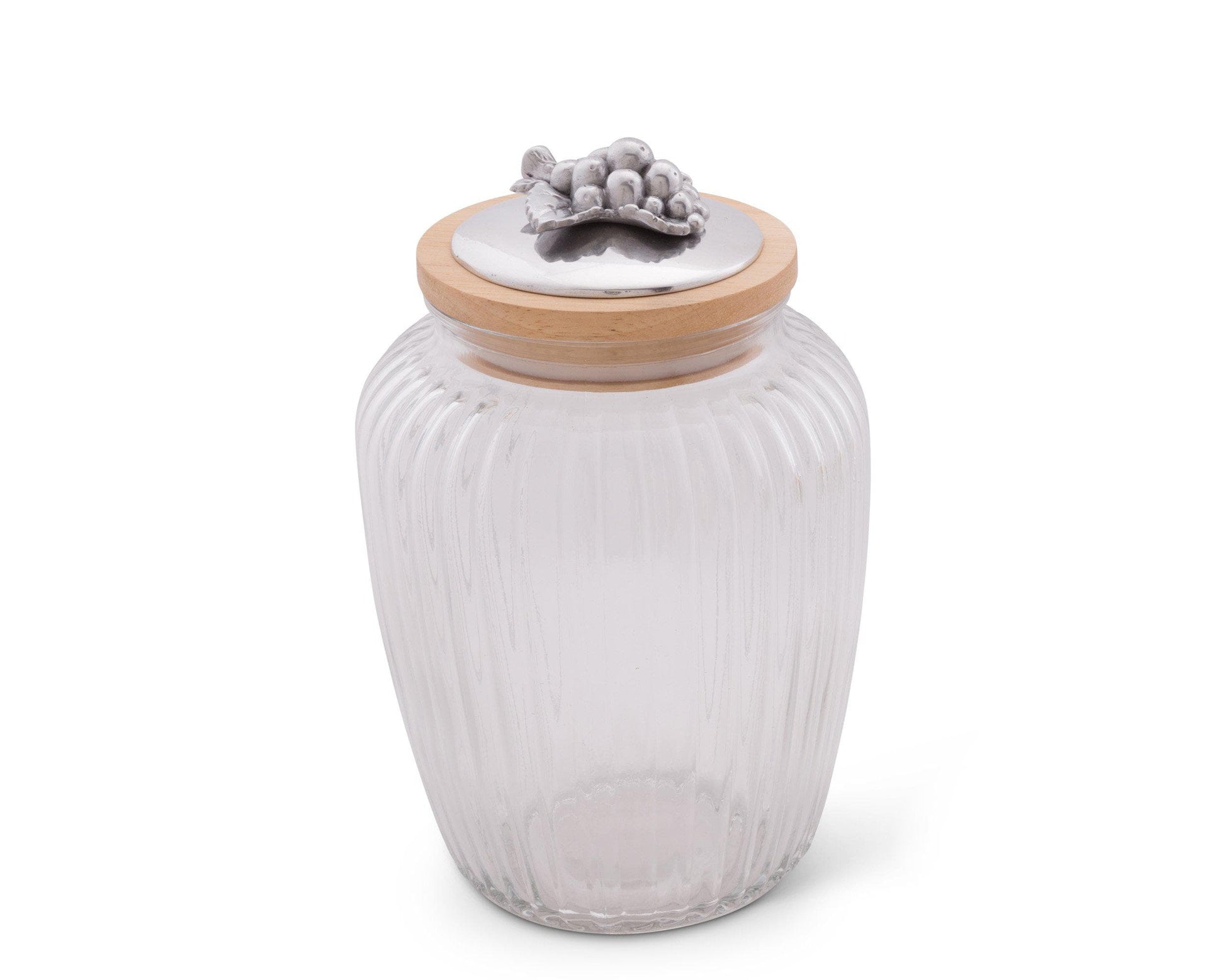Grape Knob Glass Canisters
