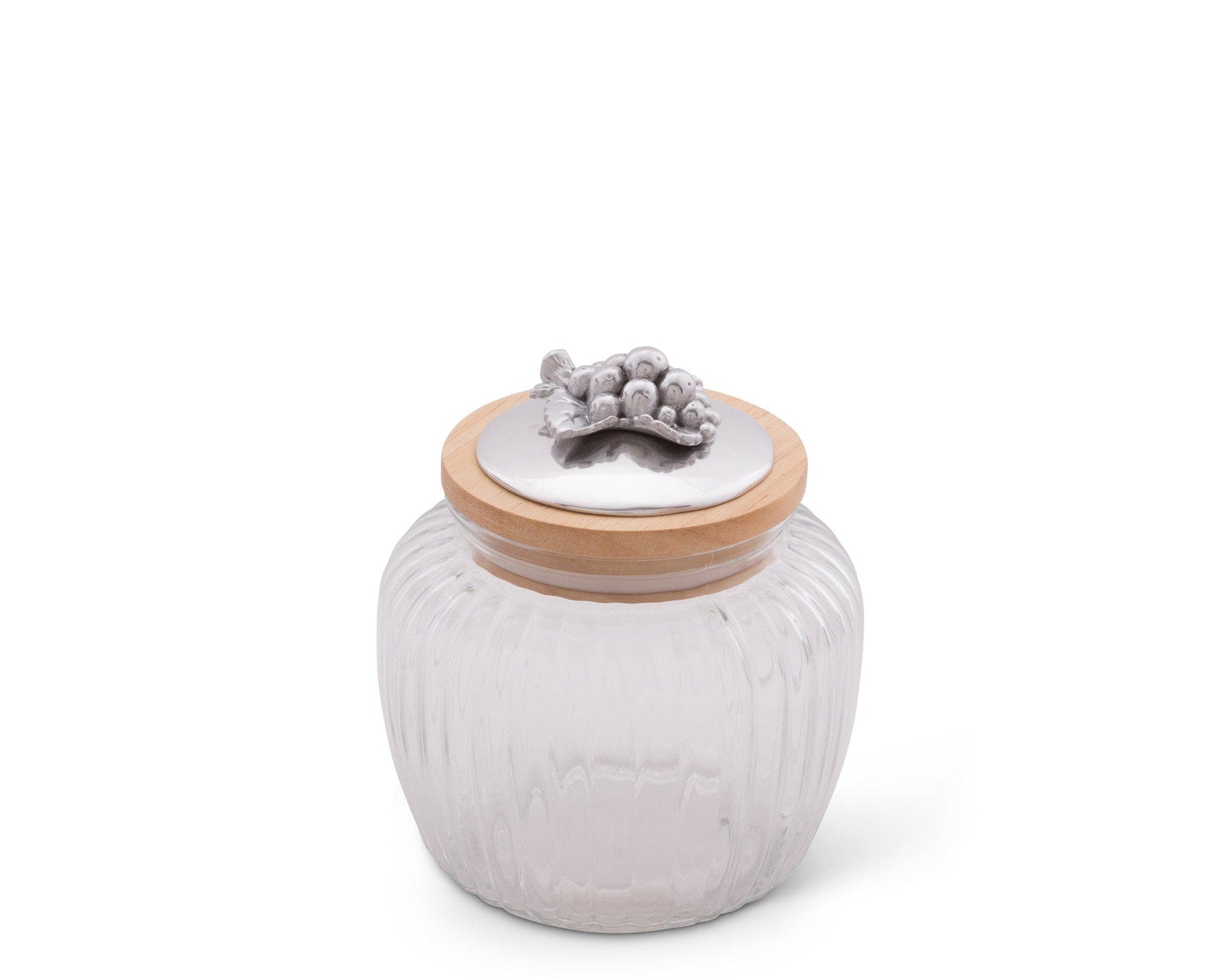 Grape Knob Glass Canisters